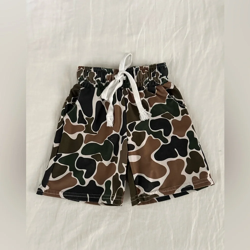 Duck Camo Shorts - Toddler